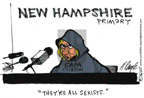 Henry Payne on Monday February 15, 2016 Comic Strip