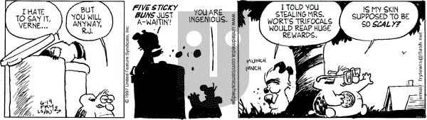 Over the Hedge on Thursday June 19, 1997 Comic Strip