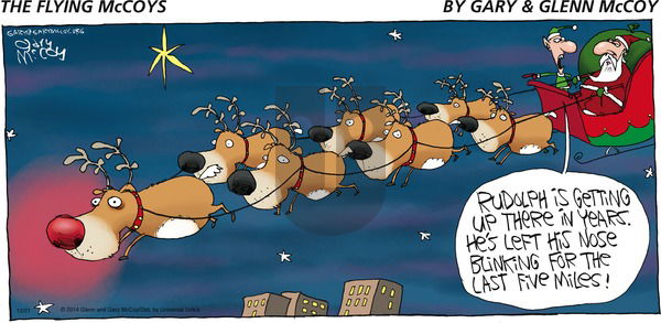 The Flying McCoys - Sunday December 21, 2014 Comic Strip