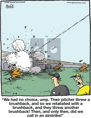 In the Bleachers on Friday May 9, 2008 Comic Strip