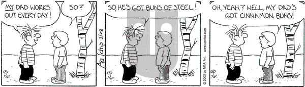 The Born Loser on Thursday March 28, 2002 Comic Strip