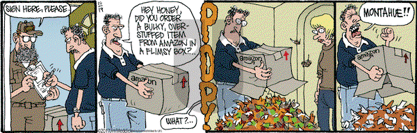 Monty on Thursday October 19, 2017 Comic Strip