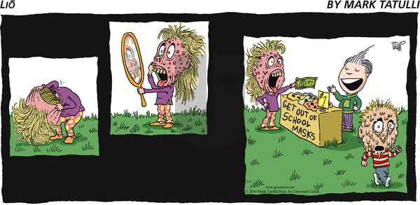 Lio on Sunday April 10, 2016 Comic Strip