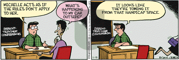 Grand Avenue on Tuesday January 10, 2012 Comic Strip