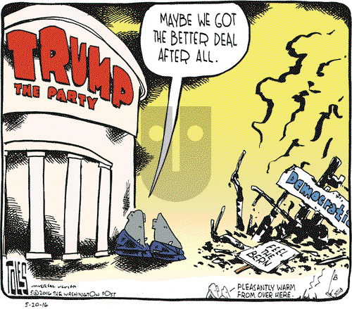 Tom Toles on Friday May 20, 2016 Comic Strip