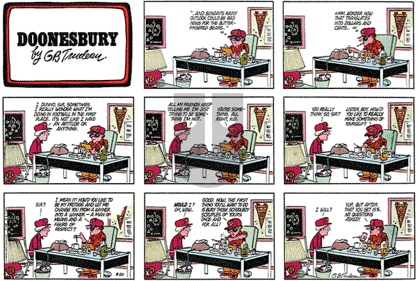 Doonesbury on Sunday August 20, 1978 Comic Strip