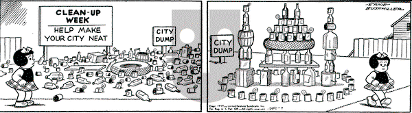 Nancy on Wednesday December 7, 1949 Comic Strip