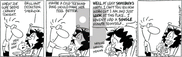 Baby Blues on Saturday October 2, 1993 Comic Strip