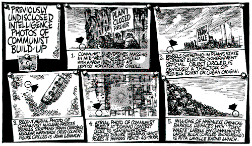 Pat Oliphant on Thursday March 24, 1983 Comic Strip