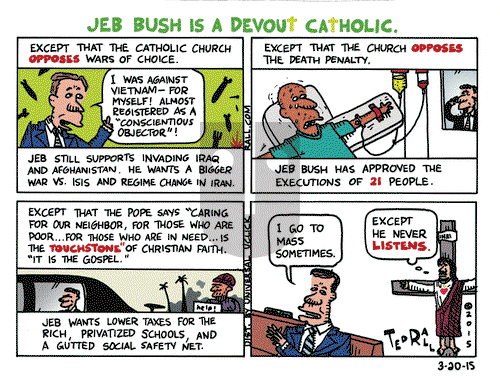 Ted Rall on Friday March 20, 2015 Comic Strip