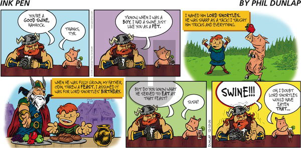 Ink Pen on Sunday December 10, 2006 Comic Strip