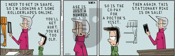 Grand Avenue on Wednesday February 21, 2024 Comic Strip