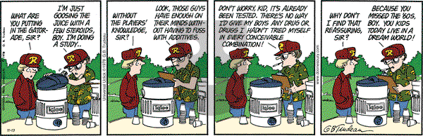 Doonesbury on Thursday November 13, 2014 Comic Strip
