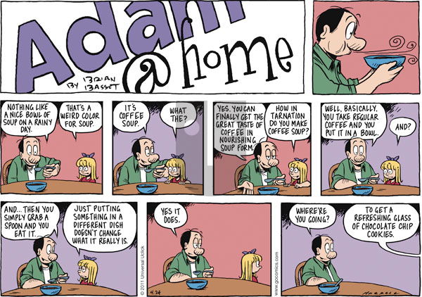 Adam@Home on Sunday April 24, 2011 Comic Strip