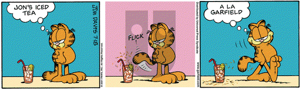Garfield - Wednesday July 18, 2001 Comic Strip