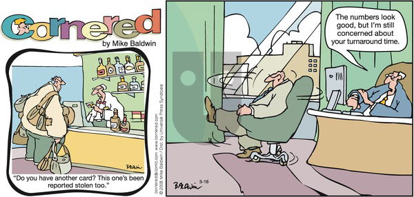 Cornered - Sunday March 16, 2008 Comic Strip
