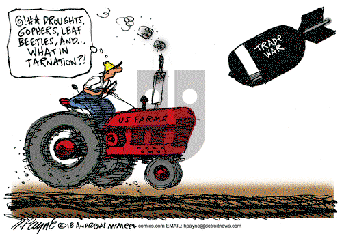 Henry Payne on Thursday July 26, 2018 Comic Strip