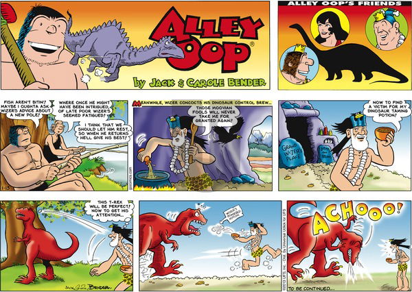 Alley Oop on Sunday January 13, 2013 Comic Strip