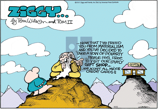 Ziggy - Sunday September 23, 2007 Comic Strip