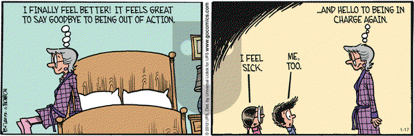Grand Avenue on Saturday January 17, 2015 Comic Strip