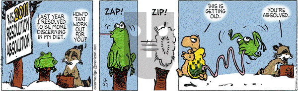 Over the Hedge on Monday December 27, 2010 Comic Strip