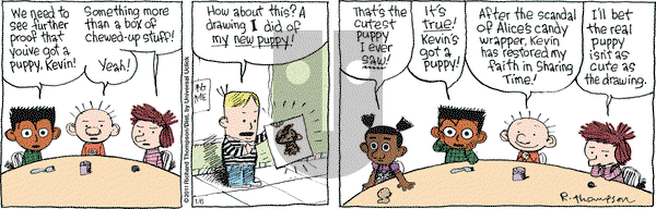 Cul de Sac on Wednesday January 6, 2016 Comic Strip