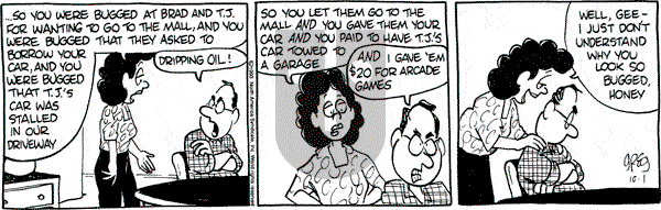 Luann on Friday October 1, 1993 Comic Strip
