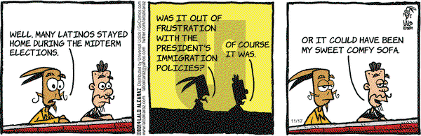 La Cucaracha on Monday November 17, 2014 Comic Strip