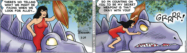 Alley Oop on Friday March 24, 2017 Comic Strip