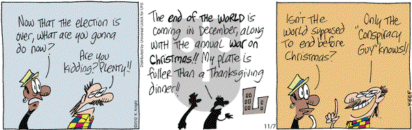 The Knight Life on Wednesday November 7, 2012 Comic Strip