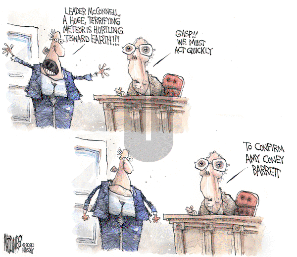 Matt Davies on Tuesday October 6, 2020 Comic Strip