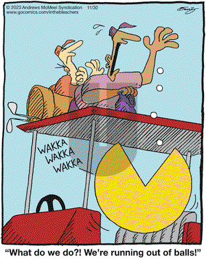 In the Bleachers - Thursday November 30, 2023 Comic Strip