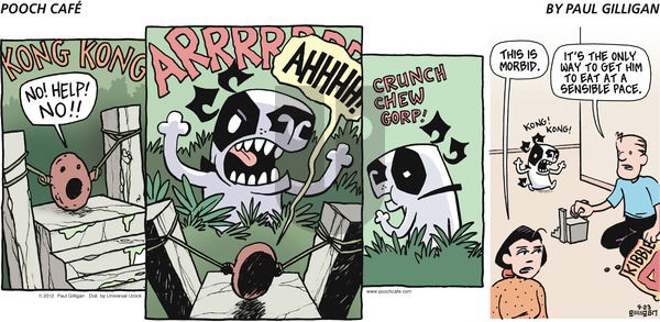 Pooch Cafe on Sunday September 23, 2012 Comic Strip
