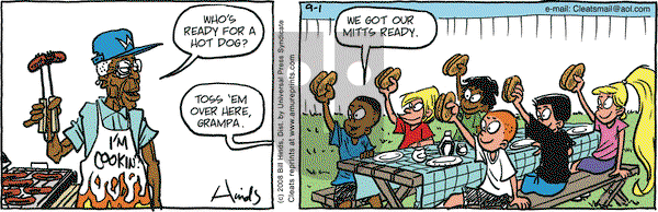 Cleats on Monday September 1, 2008 Comic Strip