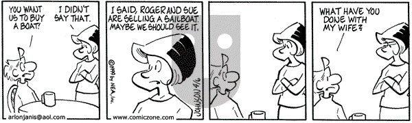 Arlo and Janis on Tuesday April 6, 1999 Comic Strip