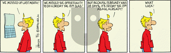 Arlo and Janis on Friday March 13, 2009 Comic Strip