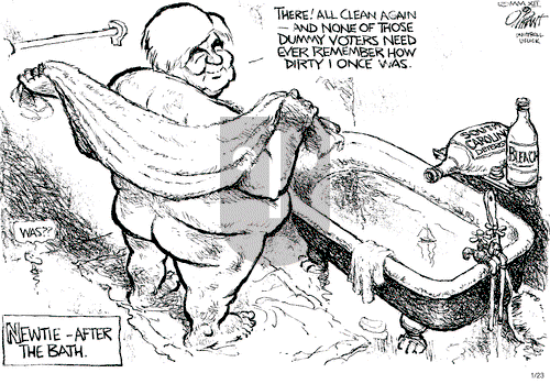 Pat Oliphant on Monday January 23, 2012 Comic Strip