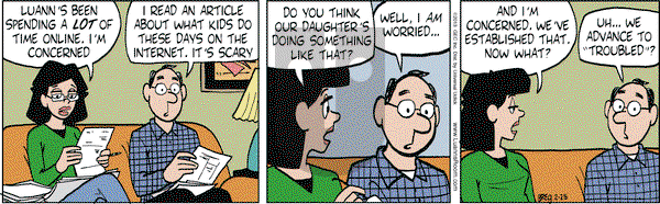 Luann on Monday February 25, 2013 Comic Strip