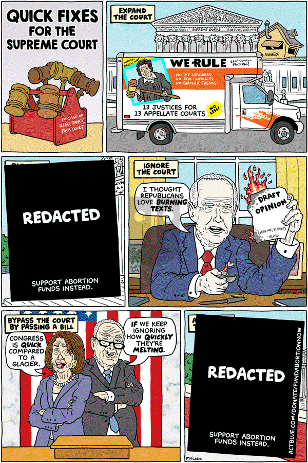 Brian McFadden on Tuesday May 10, 2022 Comic Strip