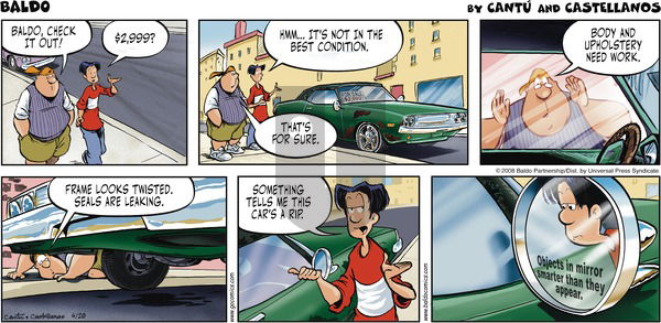 Baldo on Sunday April 20, 2008 Comic Strip
