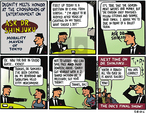 Ted Rall on Monday May 14, 2001 Comic Strip
