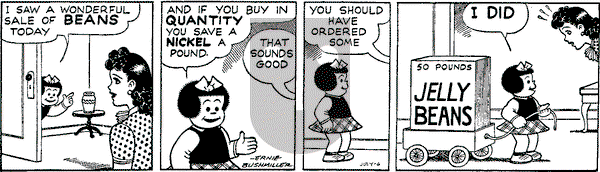 Nancy Classics on Wednesday July 6, 2016 Comic Strip