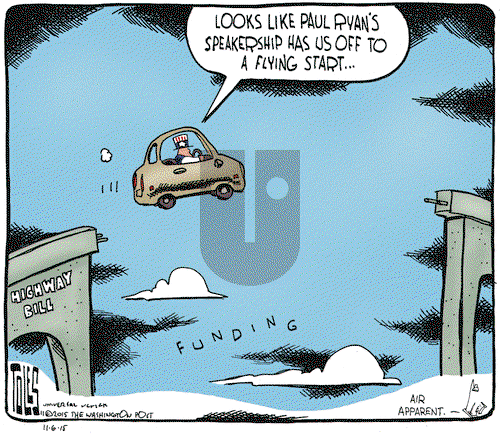 Tom Toles on Friday November 6, 2015 Comic Strip
