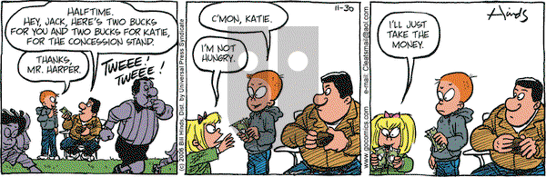 Cleats on Thursday November 30, 2006 Comic Strip