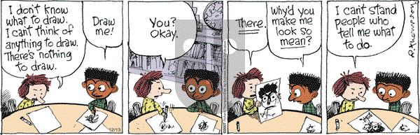 Cul de Sac on Wednesday December 13, 2017 Comic Strip