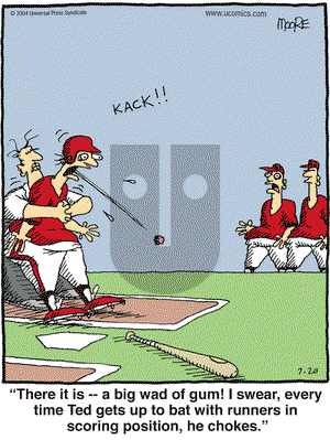 In the Bleachers on Tuesday July 20, 2004 Comic Strip