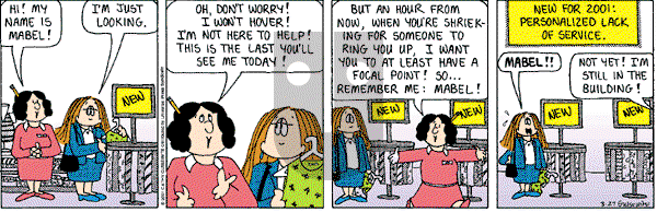 Cathy Classics - Tuesday March 27, 2001 Comic Strip