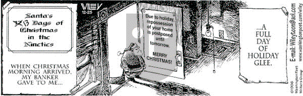 Non Sequitur on Wednesday December 25, 1996 Comic Strip