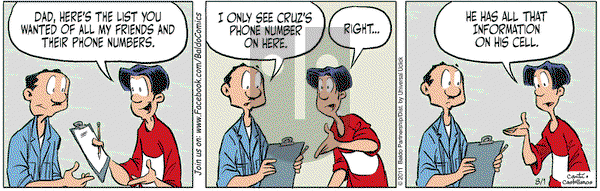 Baldo on Monday August 1, 2011 Comic Strip