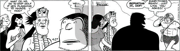 Alley Oop on Tuesday April 27, 2004 Comic Strip